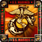 8 Marine Corps Coasters